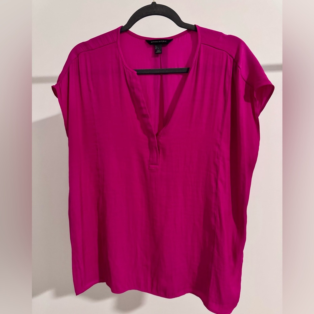 Banana Republic Women's Pink Blouse